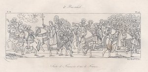 4° bassorilievo - suite di Francesco I re di Francia da Polyclès Langlois et Espérance Langlois